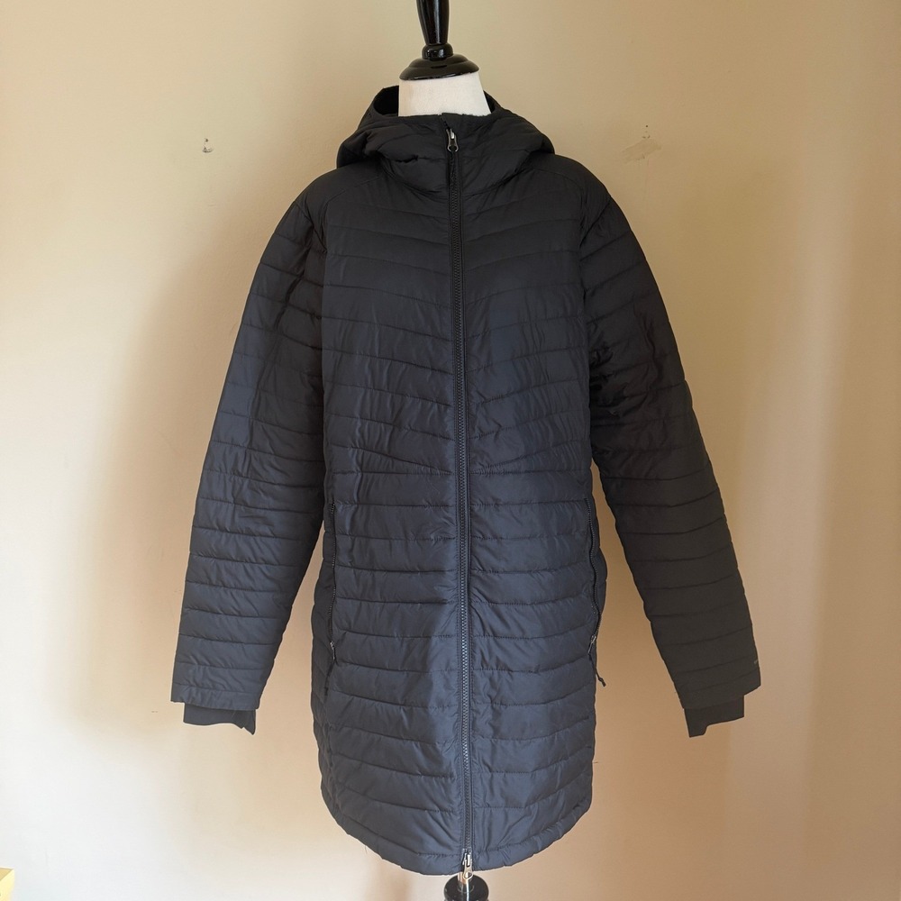 Columbia Slope Edge Mid Jacket Omni-Heat Black Puffer Women's L